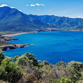 D81b Panorama sur la plage de Ricciniccia et Galeria 177