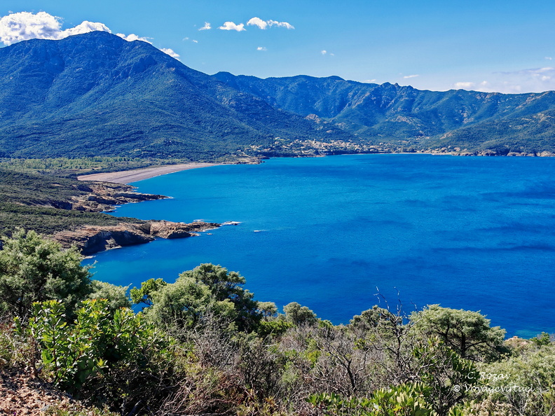 Entre Calvi Et Piana, D81B Panorama Sur La Plage De Ricciniccia Et Galeria 177