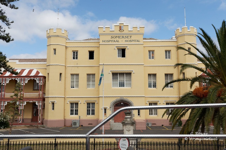Vue sur la façade du Somerset Hospital datant de 1864, Cape Town Cape Town Le Cap
