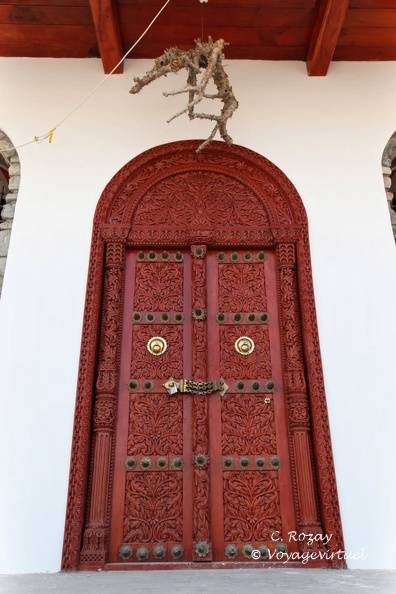 Porte du musée Bait Al Baranda, Mutrah Oman مسقط