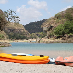 Oman pédalos et dromadaires Wadi Darbat