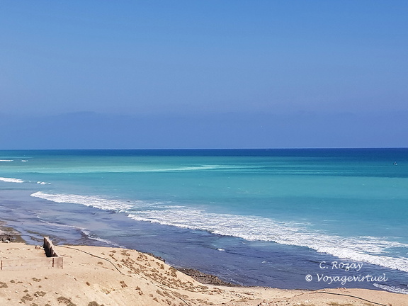 Oman sur la plage de Mughsayl Salalah