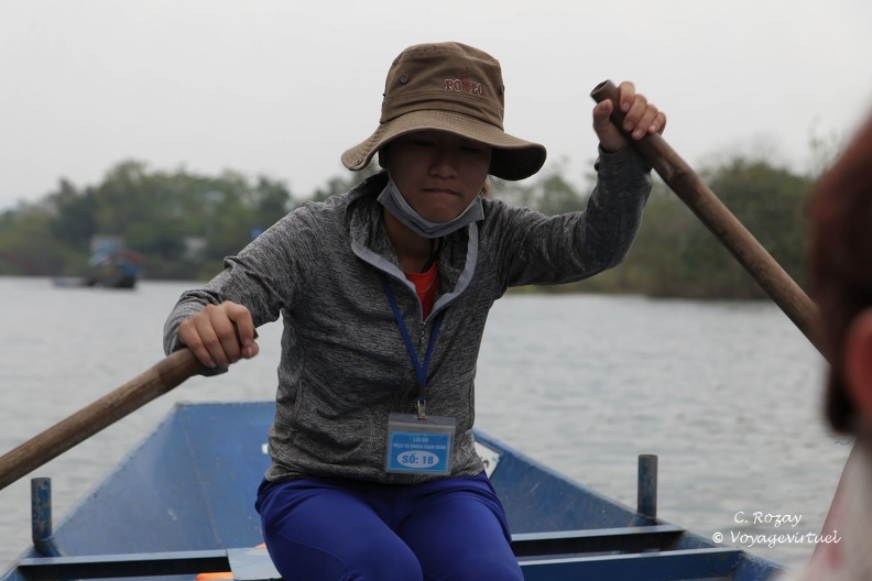 Duc Khe Vietnam, Barque Sur La Yen Duc Khe VNM 7 11 17 8