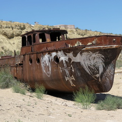 Muynaq Aral sea memorial 30