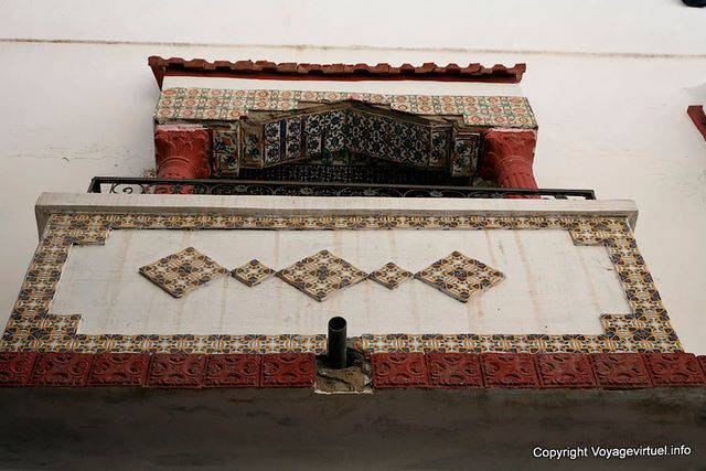 Bizerte, décoration d'un balcon - Tunisie