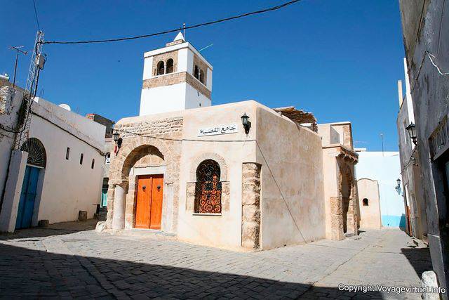 Bizerte, la petite mosquée de la Kasbah, El medina - Tunisie