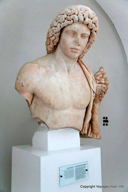 Musée national de Carthage, buste de Genius Coloniae Carthaginis - Tunisie