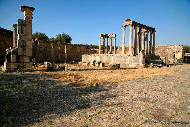 Dougga, le Temple de Junon Caelestis - Tunisie