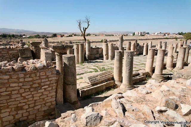 Makthar (مَكْثَر), la basilique d'Hildeguns - Tunisie