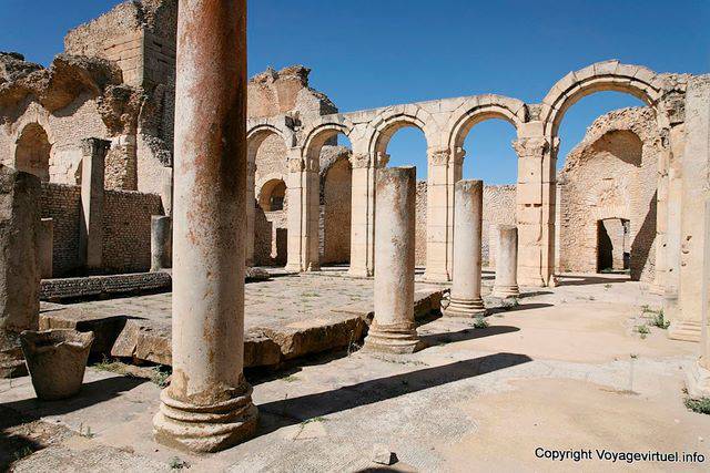 Arcades des Grands Thermes du sud, Makthar (مَكْثَر) - Tunisie