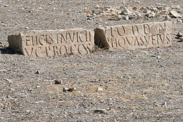 Maktar, inscriptions romaines - Tunisie