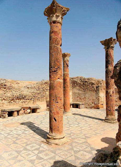 Thuburbo Majus, Maison de l'Aurige - Tunisie