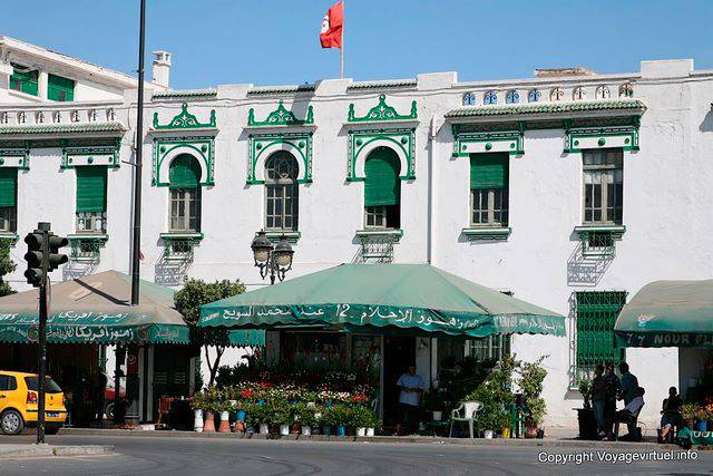 Fleuriste de l'avenue Habib Bourguiba, Tunis - Tunisie