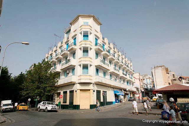 Tunis, rue d'Algérie, angle rue du Maroc - Tunisie