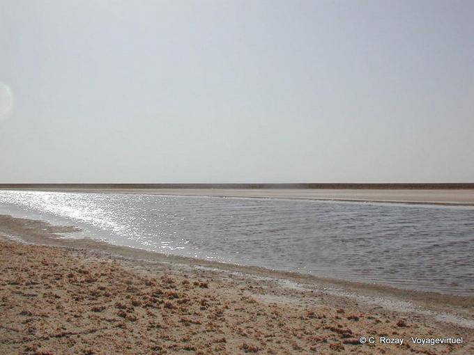 Chott El Jerid, reflets - Tunisie