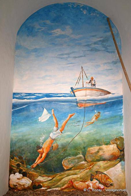 Pêcheur d'éponge, Djerba, Guellala - Tunisie