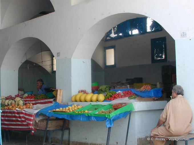 Marché aux fruits, Houmet Souk, Djerba - Tunisie