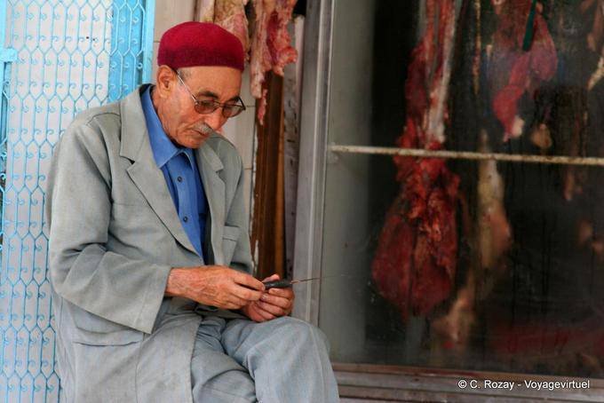Boucher Houmt Souk Marché, Djerba - Tunisie