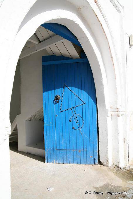 Signe de porte, Djerba, Houmt Souk - Tunisie