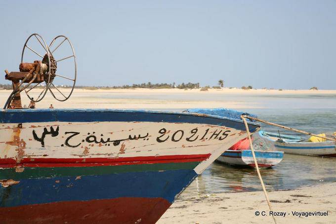 Bateau de pêche, Seguia, Djerba - Tunisie