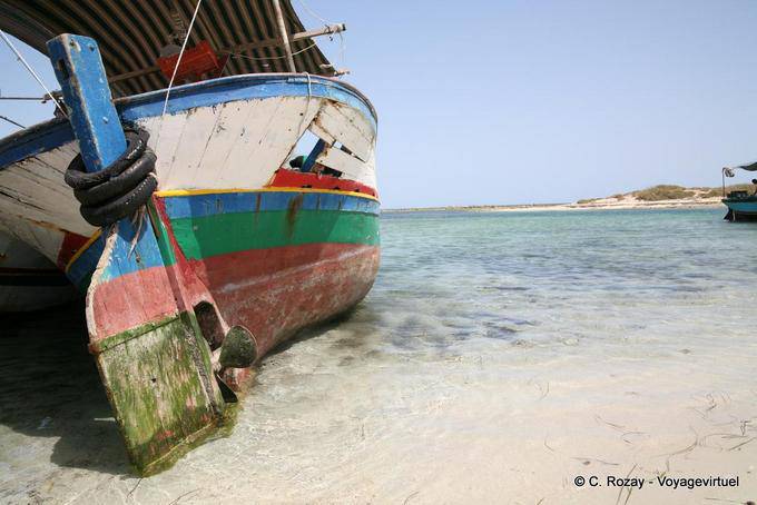 Boat in Seguia, Djerba - Tunisie