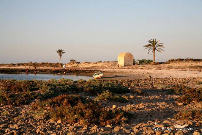 La côte ouest de Djerba - Tunisie