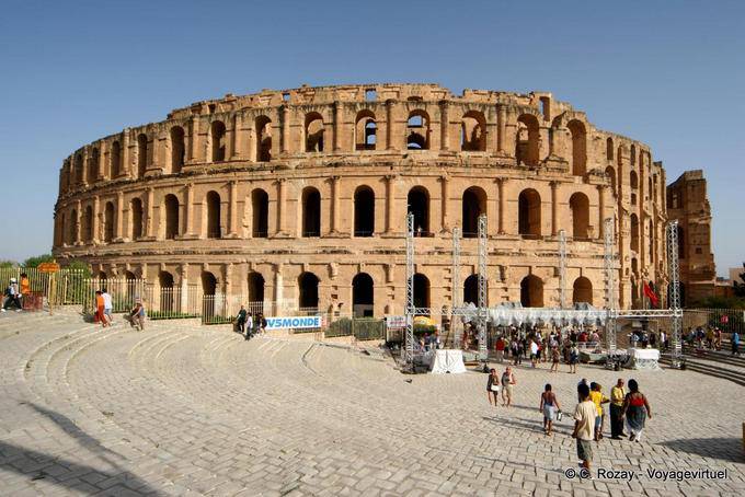 Le Ksar de la Kahena, monument d'El Jem - Tunisie