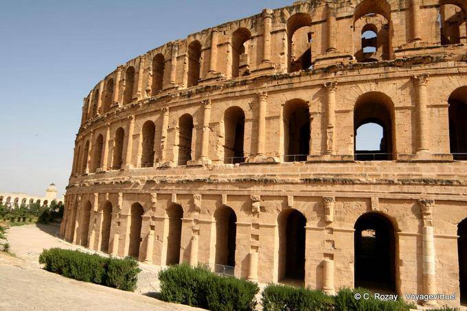 Colisée de Thysdrus, amphithéâtre, El Jem - Tunisie