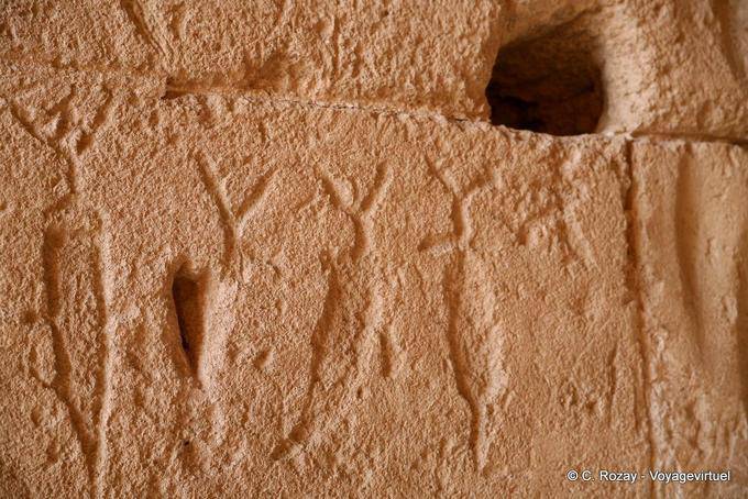Inscriptions antiques, Amphithéâtre d'El Jem - Tunisie