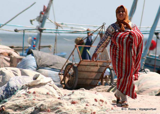 Costume traditionnel, El Attaya, Kerkennah - Tunisie
