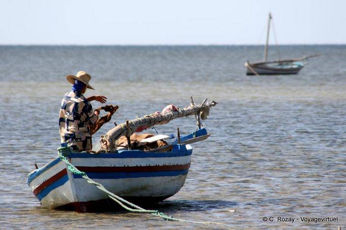 La femme du pêcheur, Remla, Kerkennah - Tunisie