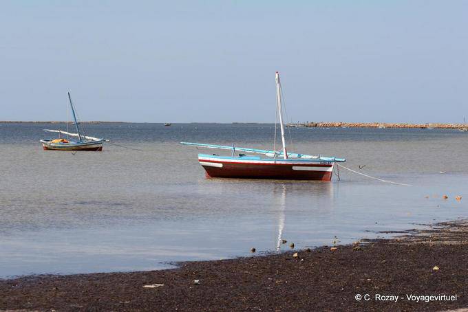 Felouques en attente, Remla, Kerkennah - Tunisie