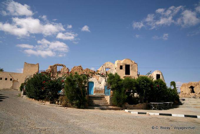 Place verte, Ksar Metameur - Tunisie