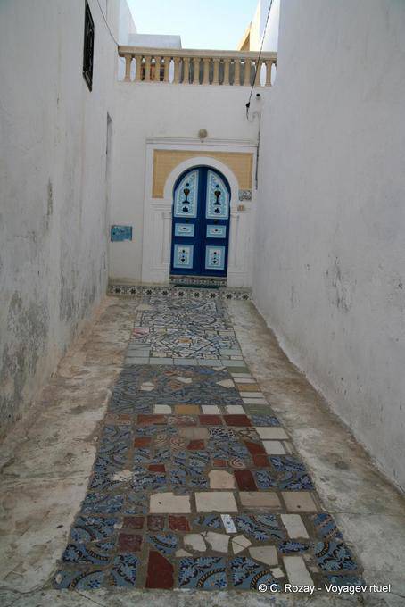 Carrelage d'impasse, Mahdia - Tunisie