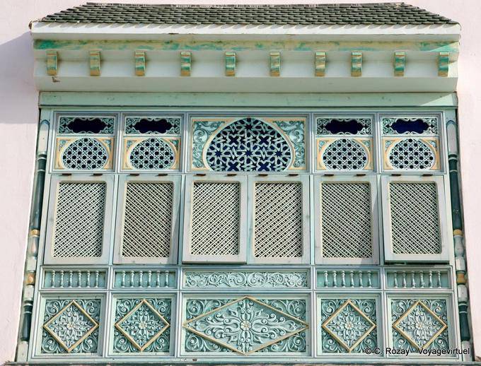 Moucharabieh en détail, Mahdia - Tunisie