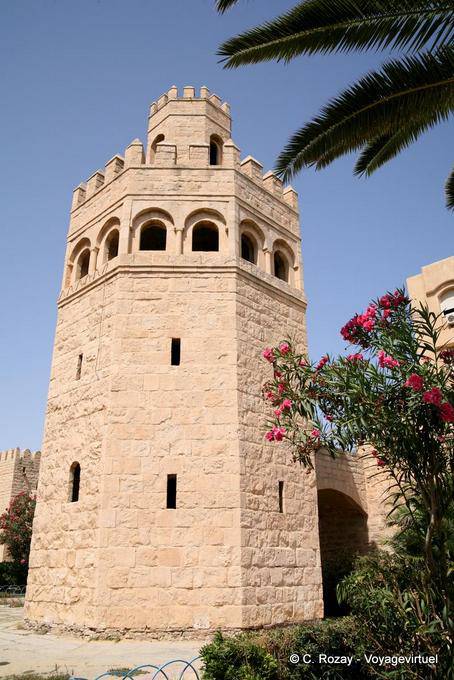 Tour des remparts de la médina de Monastir - Tunisie