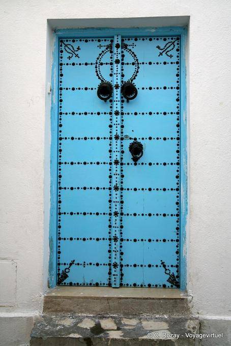 Autre exemple de porte typique, médina de Sousse - Tunisie