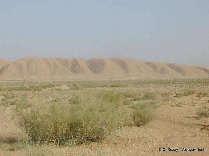 Paysage tunisien dans l'intérieur du pays - Tunisie