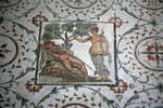 Sexe dans la campagne, fragment de mosaïque, Musée national du Bardo, Tunisie.