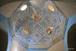 Carthage, cathédrale Saint Louis, arabesques d'un dôme bleu, Tunisie.