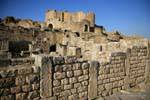 Dougga, les murs des habitations antiques, Tunisie.