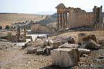 Dougga, la place de la Rose des Vents, Tunisie.