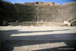 Dougga, le théâtre vue depuis la scène, Tunisie.