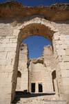 Makthar, Grands Thermes du Sud, le frigidarium, Tunisie.