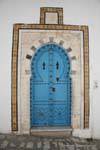 Sidi Bou Said, porte Bleue, Tunisie.