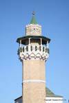 Haut du minaret Mosquée Youssef Dey, Tunis, Tunisie.