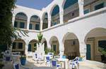 Patio hôtel Erriadh, Houmt Souk, Tunisie.