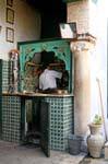 Café Bir Barouta, Kairouan, Tunisie.