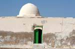 Vue extérieure d'un marabout, Remla, Kerkennah, Tunisie.