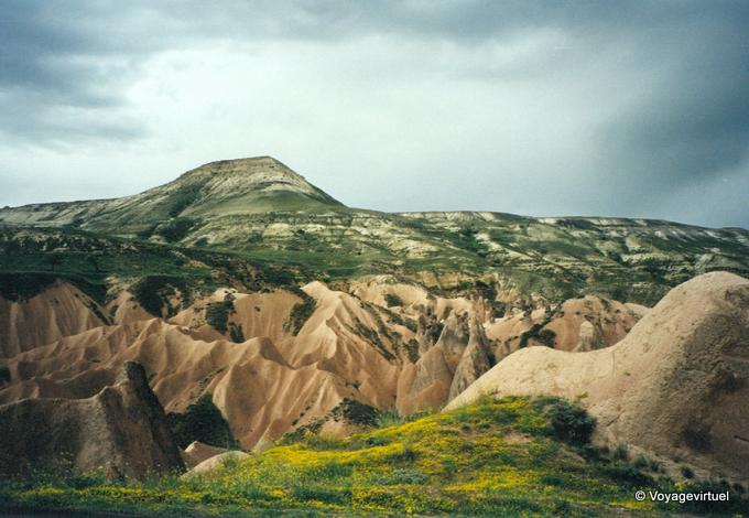 Vallée rose vue d'en haut, Cappadoce - Turquie